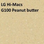 LG Hi-Macs G100 Peanut butter